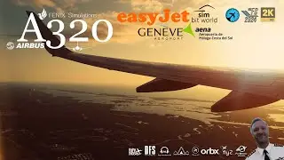 🟨LIVE!!🟦🔴MSFS2024🔴A320 FENIX🔴LSGG Geneva Airport⚡️LEMG Málaga Airport