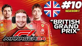 F1 MANAGER 24 FERRARI CAREER MODE #10 | BRITISH GRAND PRIX