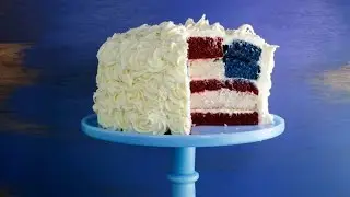 July 4th Dessert: Flag Cake