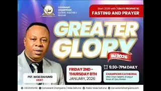 Annual 7 Days Prophetic Fasting & Prayer | Wednesday Jan.7th  2026