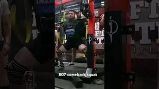 SPF Summer Smash #powerlifting #SPF #squat Jerry Cool down 30 pound doing a great comeback squat!