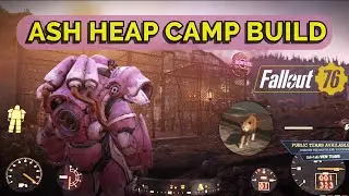 Building Around Murgle the NPC Cat - Fallout 76 Ash Heap CAMP