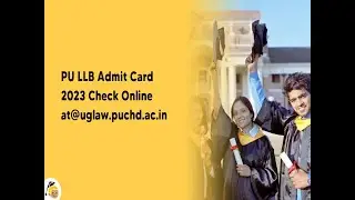 PU LLB Admit Card 2023 released on pglaw.puchd.ac.in, direct link to download