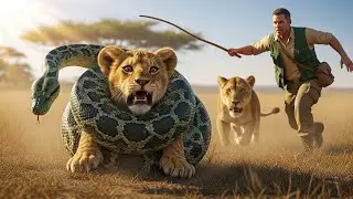 Rangers Found a Snake Trapping a Lion Cub &mdash; What Happened Next Will Leave You in Tears