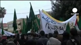 Protest in Jordan in support of Egyptian demonstrators