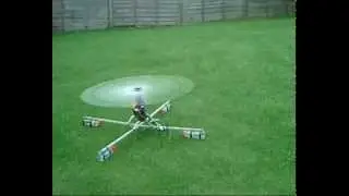 Align 4 Blade head First test hover