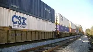 CSX 933 Leads CSX Q133-28 w/ Engineer Jeff Glenn & Conductor Eric Hicks in Graysville, GA