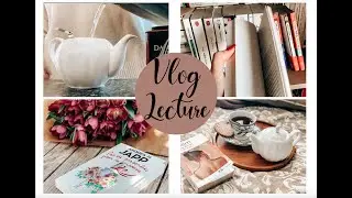 Vlog lecture : semaine du 29 mars // Lectures coup de coeur, th&eacute; chaud, tulipes, et petits achats