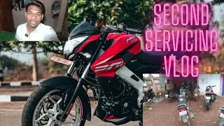 servicing vlog ,pulsur ns 160 and Honda shine ki #the cg 07 rider,