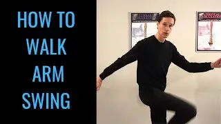 How to walk properly - arm swing technique during walking shoulder swing by Chiropractor Dr. Mackay