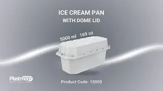 #IceCream Pan with Dome Lid #icecreampackaging