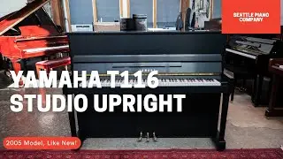 Yamaha T116 Studio Upright Piano For Sale - Seattle Piano Company