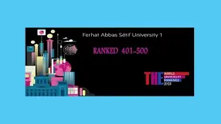 Ferhat Abbas Setif 1 University | Quality, Progress and New Horizons.