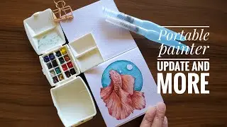 Micro Portable Painter update #portablepainter #microportablepainter #pentelbrushpen #waterbrush