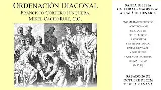 Ordenación diaconal - 26 de octubre de 2024 - Diócesis de Alcalá de Henares