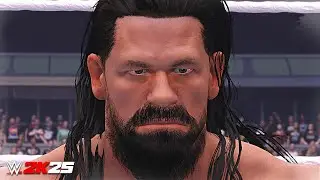 WWE 2K25: HEEL John Cena Full Entrance w/ NEW Beard & Hair Style!