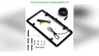 Most Best Deal Product BOYO VISION VTL375TJ - Ultra Slim Full-Frame License Plate Backup Camera wit