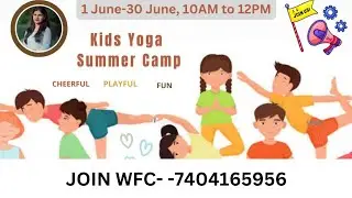 Kids summer camp।Yoga tips by Usha Lather।# yoga#kids #fitness #motivation #health