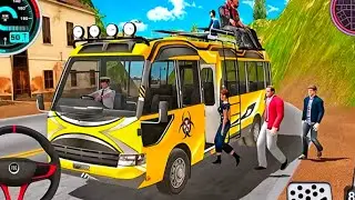 Offroad MiniBus Simulator 3D Game  - City Mini Coach Bus Simulator Game 2025 - Andriod  