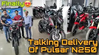 Talking Delivery Of Pulsar N250 BS7| New Model 2024 || New Graphics