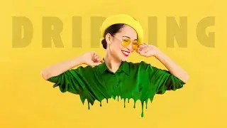 Dripping Effect - Photo Editing tutorial - Canva