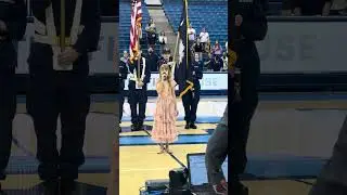 I was so honored to be invited to sing The National Anthem at The Citadel #starspangledbanner #cover