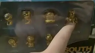 South Park golden mini figures