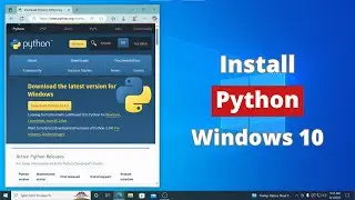 How to Install Python on Windows 10 Without Microsoft Store