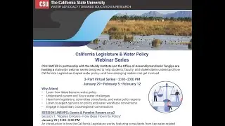 2026-01-29 CSU-WATER Legislative & Water Policy Webinar Session 1
