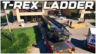 Firefighting Simulator: Ignite How to Use T-Rex Aerial Ladder to Get on the Roof (Tips and Tricks)