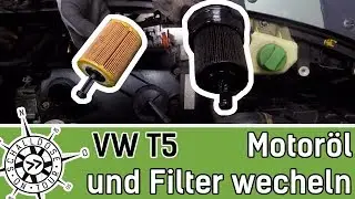 VW T5 Motor&ouml;lwechsel, &Ouml;lfilterwechsel und Serviceanzeige zur&uuml;ckstellen || SCHALLDOSE ON TOUR