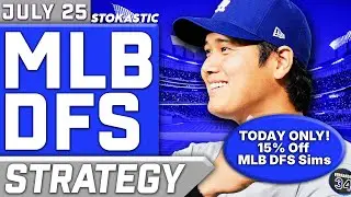 MLB DFS Strategy: DraftKings & FanDuel Lineups  | 15% Off MLB DFS Sims & Projections Today