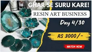 Start a Profitable Resin Art Business from Home! (Full Guide) 🎨💎
