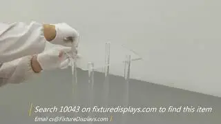 10043 Clear Acrylic Riser 24 Tabletop Floral Platform Podium Centerpiece Table FixtureDisplays INSTR