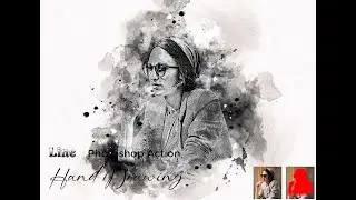 Line Hand Drawing Photoshop Action