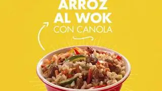 Arroz al wok a la Canola