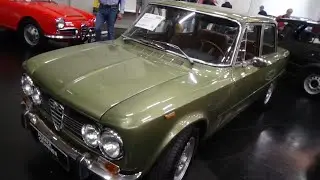 Alfa Romeo Giulia Super 1.3 1973 года выпуска &mdash; экстерьер и интерьер &mdash; Classic Expo Salzburg 2025