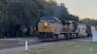 CSX 134 with a funky K5LA leads L657-10 in Rincon, GA