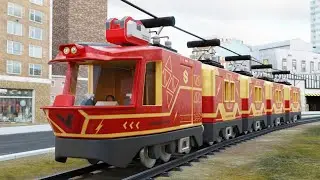 Super Hero Cartoon - Episode 01 - Choo choo train kids videos