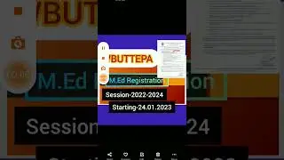 WBUTTEPA M.Ed Registration