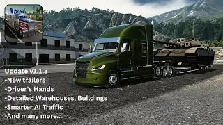 Truck Simulator Drive USA : Evo Big Update | v1.1.3 | New trailers, Driver's hands and many more 