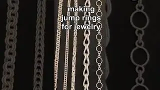 #shorts version - how to make jump rings for jewelry.