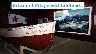 Edmund Fitzgerald Lifeboats at Museum Ship Valley Camp