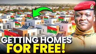 50,000 Free Homes! Traoré Is Rebuilding Burkina Faso For the Poor!