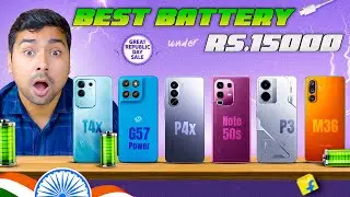 Best Battery Phone Under 15000 -  Republic Day Sale Flipkart & Amazon