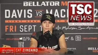 Bellator 245 Post-Fight: Cat Zingano on Debut Win
