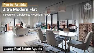 For Sale | Fully Furnished Apartment | 1 Bedroom | Title Deed | Porto Arabia | The Pearl Gates