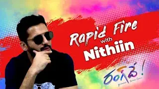 Rapidfire with Nithiin | Rang De | Keerthy Suresh | RJ Chaitu | Red FM Telugu