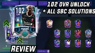 102 OVR SBC MANE IS HERE | ALL SBC SOLUTIONS + REVIEW OF THE BEST NON PRIME LM IN FIFA MOBILE 21!