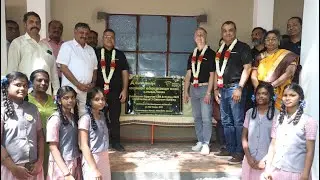 Guidehouse ceremoniously handed over three newly built classrooms by John Saad, Mahendra Rawat,
